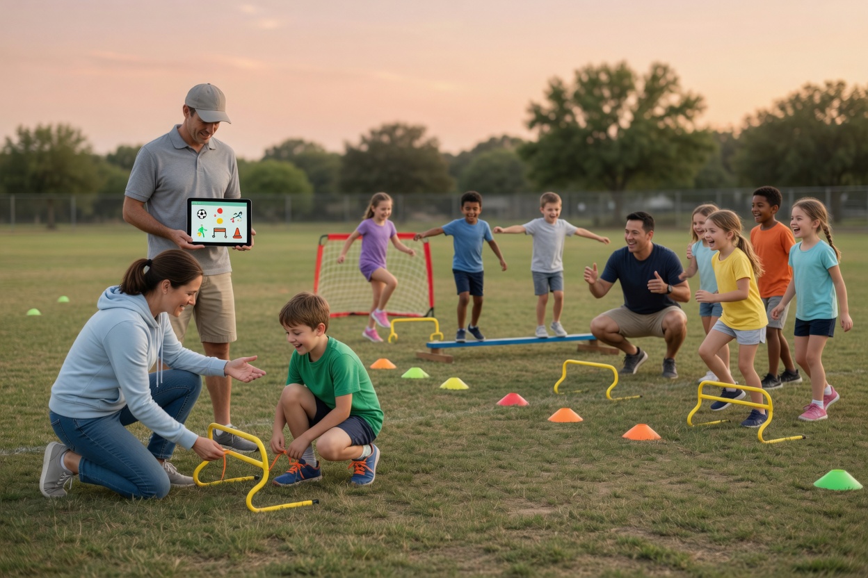Eltern fördern Kinder im Vereinssport, motorische Entwicklung, DOSB Bewegungslandkarte als Auswahlhilfe.